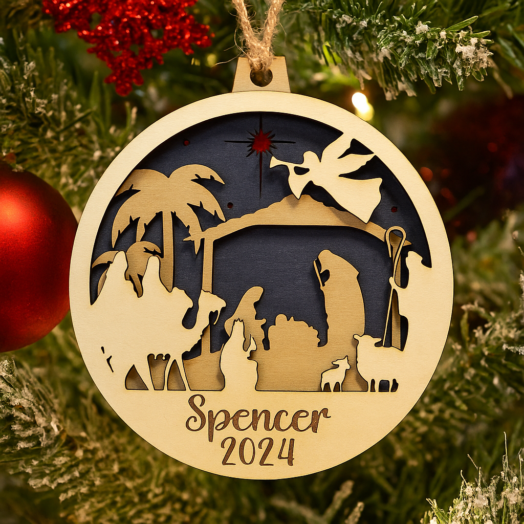 Nativity Christmas Ornament