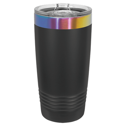 Polar Camel 20 oz. Prism Plated Ringneck Tumbler with Slider Lid