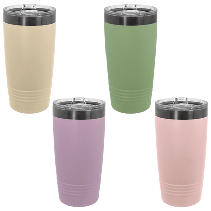 Polar Camel 20 oz. Ghost Black Ringneck Tumbler with Slider Lid