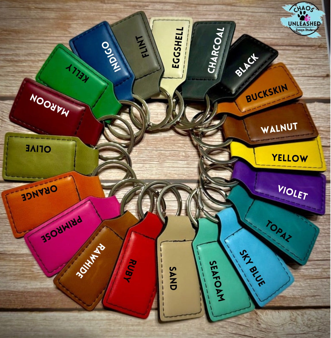 Custom Leather Keychain