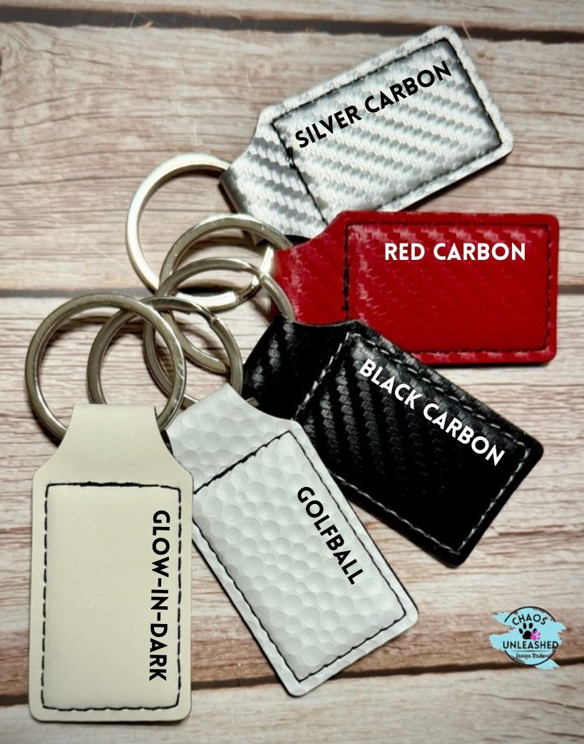 Custom Leather Keychain