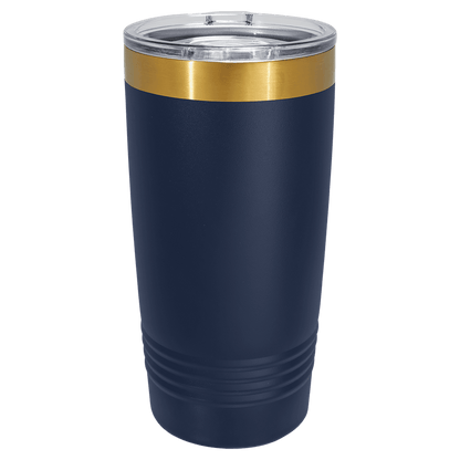 Polar Camel 20 0z. Bright Gold ION-Plated Ringneck Tumbler with slider lid