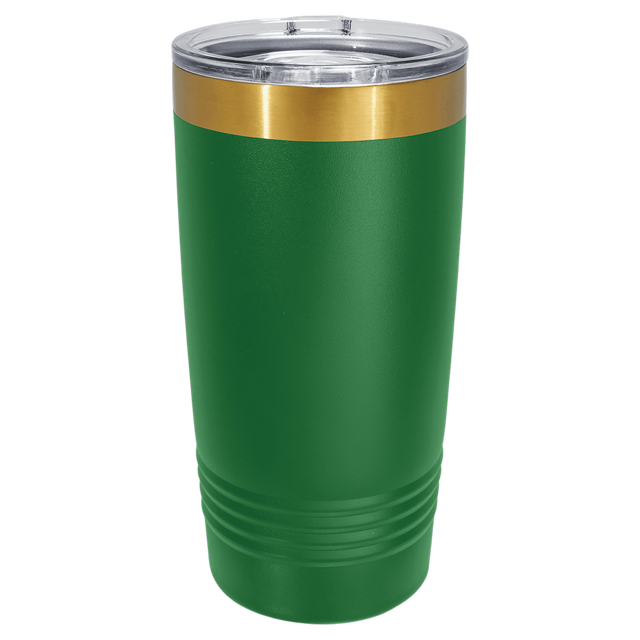 Polar Camel 20 0z. Bright Gold ION-Plated Ringneck Tumbler with slider lid