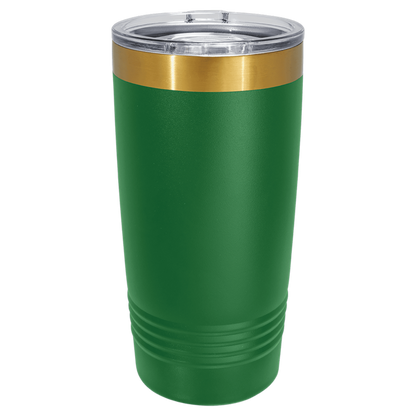 Polar Camel 20 0z. Bright Gold ION-Plated Ringneck Tumbler with slider lid