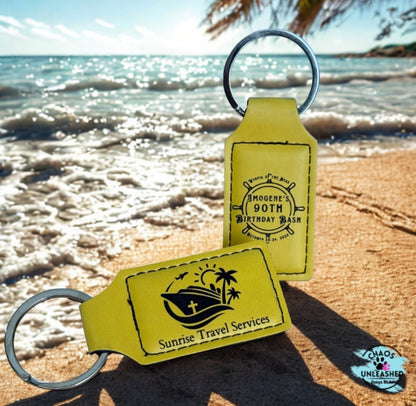 Custom Leather Keychain