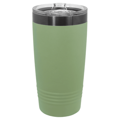 Polar Camel 20 oz. Ghost Black Ringneck Tumbler with Slider Lid
