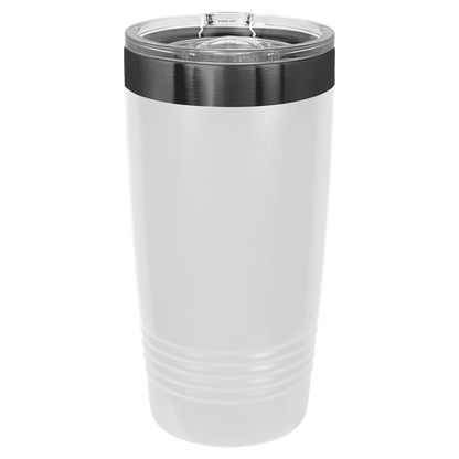 Polar Camel 20 oz. Ghost Black Ringneck Tumbler with Slider Lid