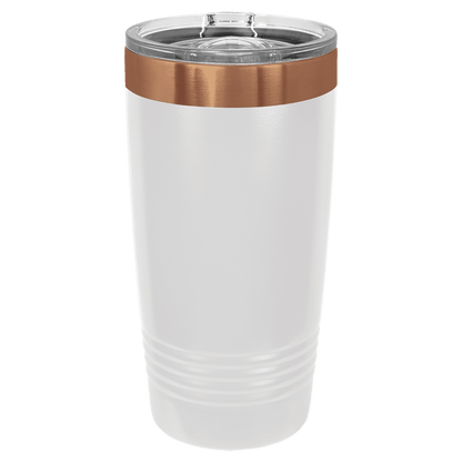 Polar Camel 20 oz. Rose Gold Ringneck Tumbler with Slider Lid